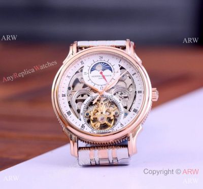 High Quality Copy Vacheron Constantin Patrimony Watch 2-Tone Rose Gold